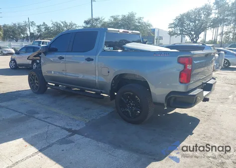 2025 Chevrolet Silverado 1500 4Wd Short Bed Custom Trail Boss z USA, uszkodzony, nr VIN 3GCPKCEK4SG330601